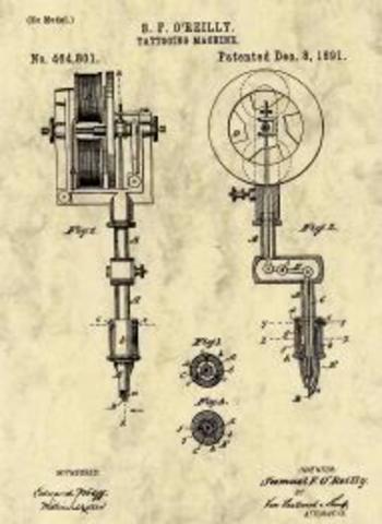 First Tattooing machine