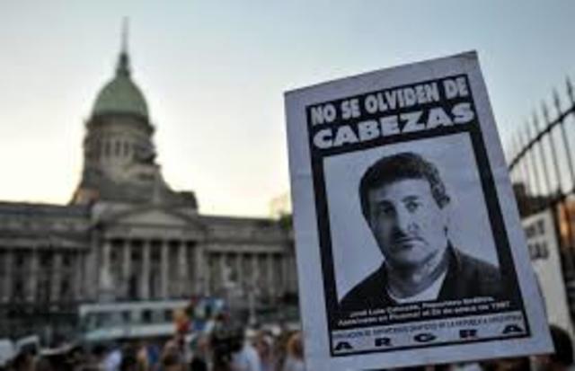 Aparición del cuerpo sin vida del fotográfo José Luis Cabezas