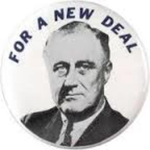 Roosevelt launches New Deal