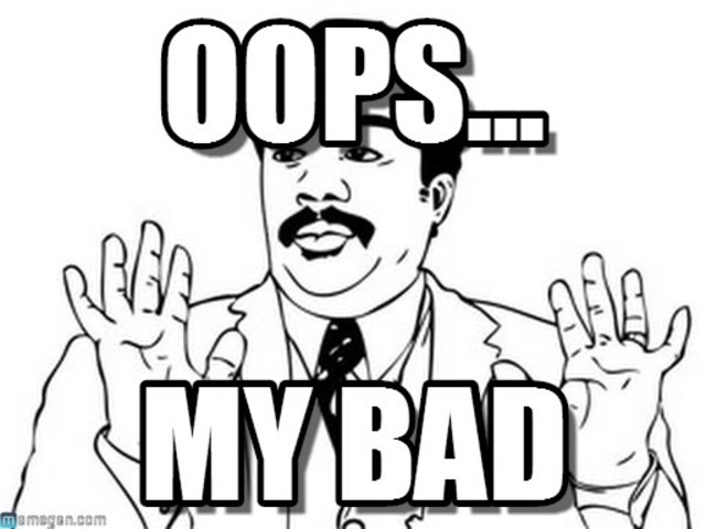 Event 11 -- Big Mistake