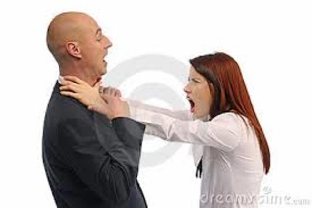 Andy and Melinda fight.