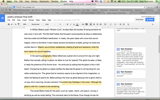 Comienzo a usar la herramienta Google Doc. para hacer trabajos grupales