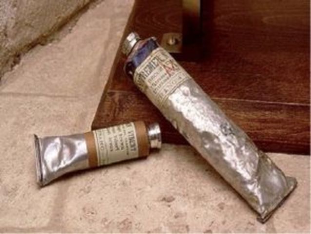 First Metal Collapsible Tube for Paint