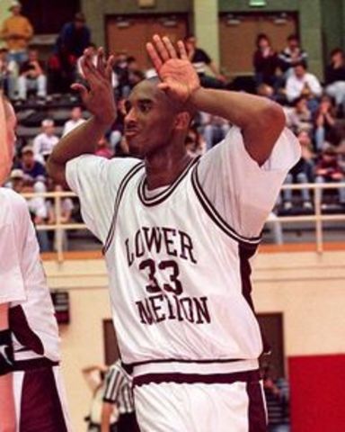 Kobe went to high school from 1992-1996
