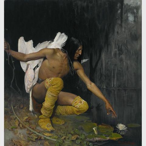 "The Indian and the Lily" by George de Forest