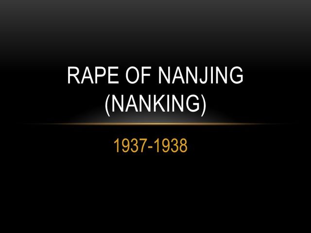 Rape of Nanking