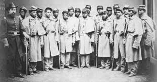 The Union Army legally enlisted blacks after July 17, 1862.