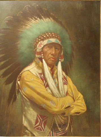 Chief Joe Medicine Crow By Michael C. Poulsen