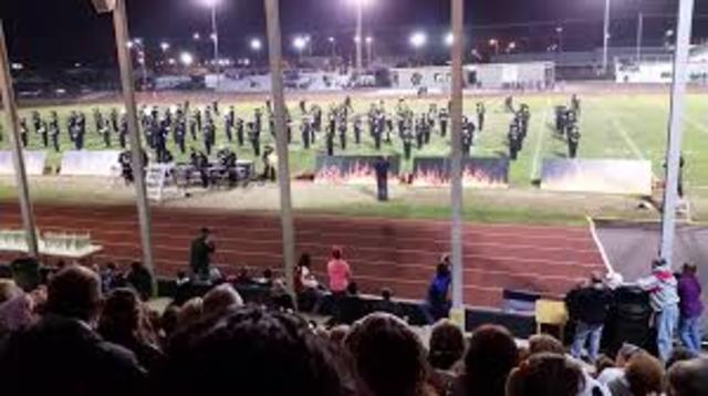 My first year of marching band