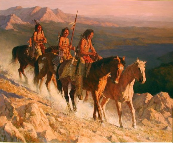 Trail Along the Backbone By Howard Terpning