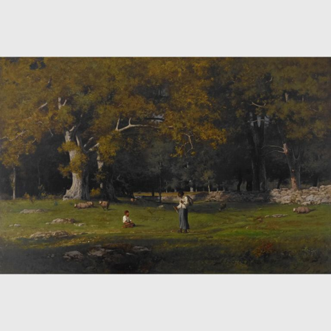 An Old Roadway by George Inness is published