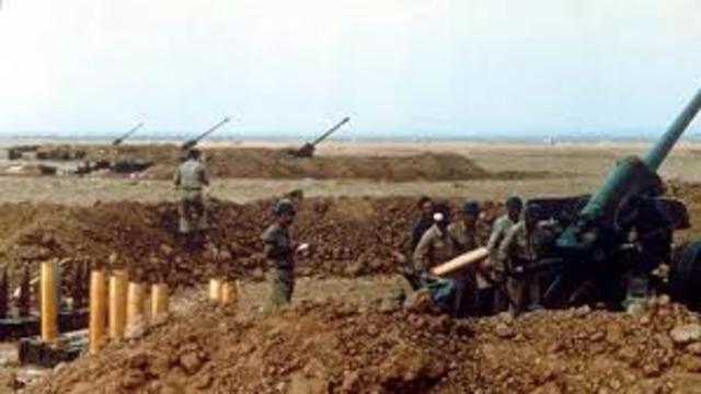 Suddam Hussein invades Kuwait