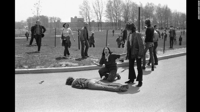 Anti-War demonstration at Kent State University