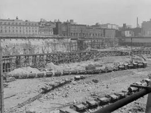 Construction Started on the Pennsylvania Station
