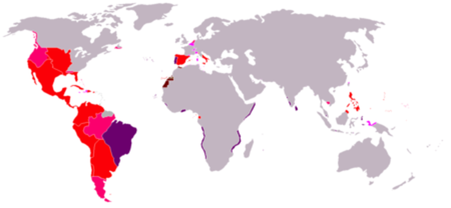 The spanish empire expànded more.