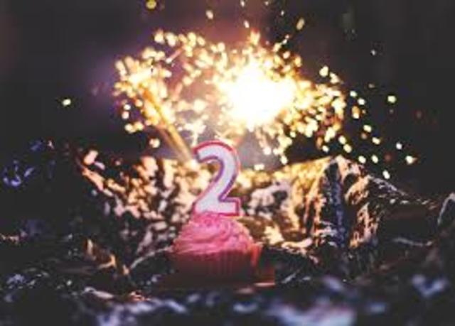 My 2nd birthday