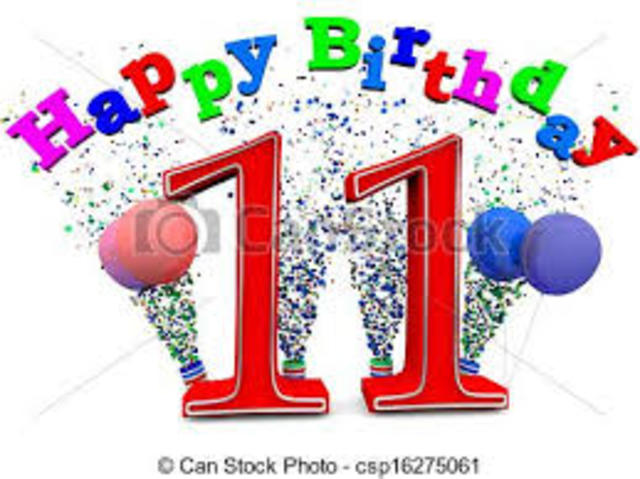 Mikevia 11th bithday