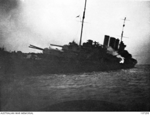 HMAS Canberra sunk in Battle of Savo Sea