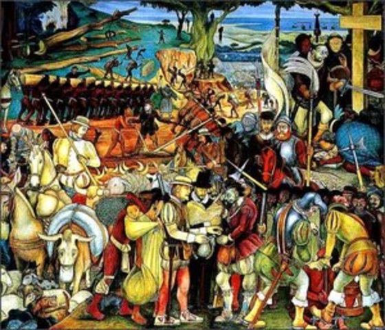 The Spanish had landed - Potonchan (a)