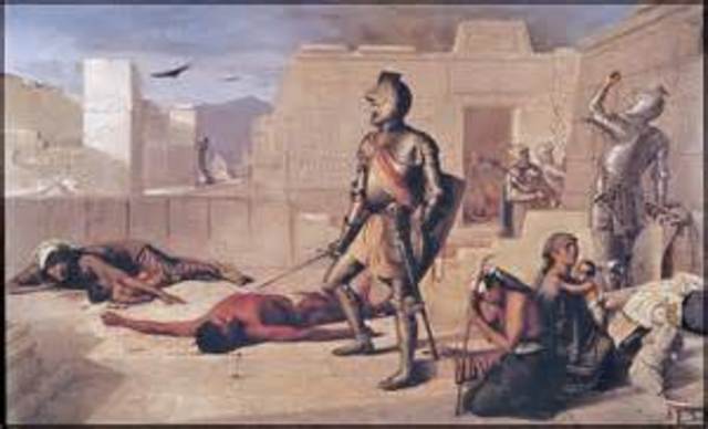 The Aztec massacre