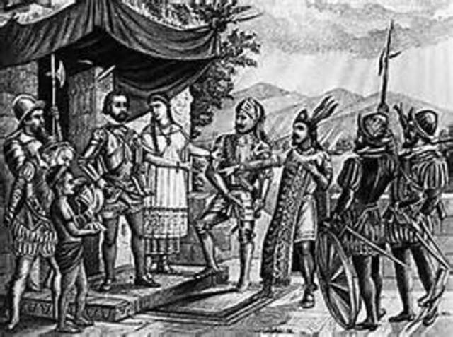 The last Aztecs surrender