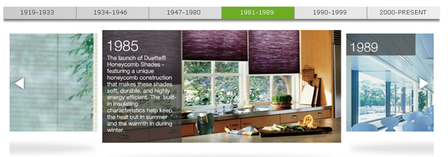 H&D launched Duette Honeycomb Shades, featuring a unique honeycomb construction that makes these shades soft, durable, an highly energy efficient. Help keeo the heat out in summer and the warmth in during winter.