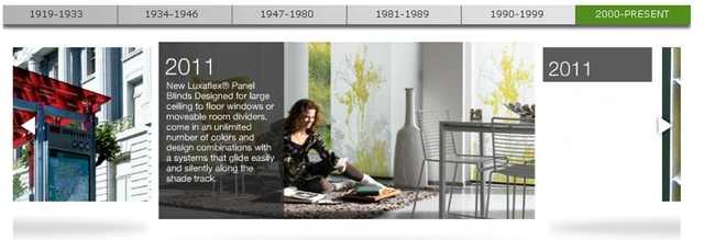 New Luxaflex Panel Blinds Designed.