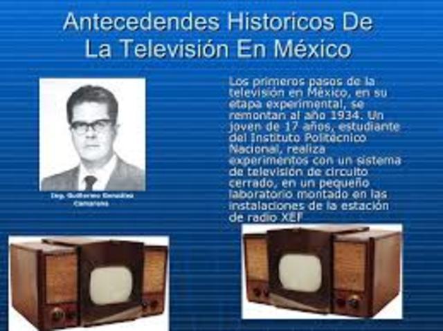 Inicia la etapa de los pasos de la T.V en México.