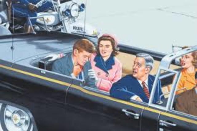 When was JFK shot and killed?