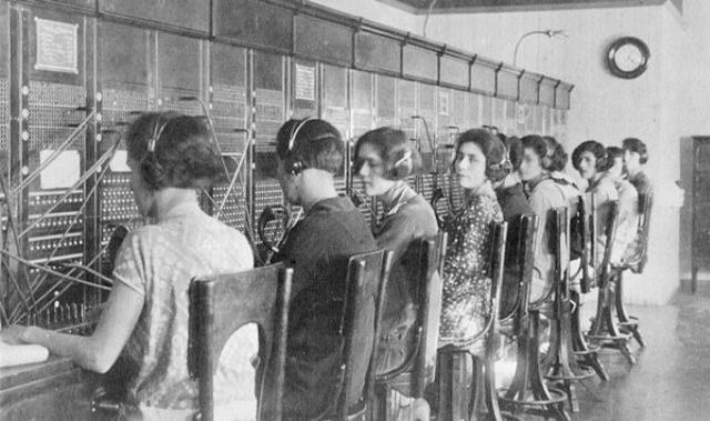 Primer tablero de conmutación.