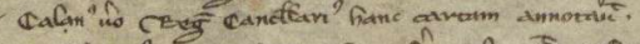 Kalán kancellár: "Calanus vero regis cancellarius hanc cartam annotavit"