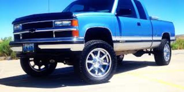 When my dad fixed up his truck