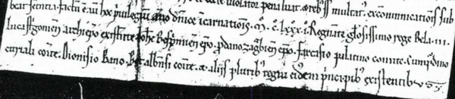 korjelölő méltóságok megjelenése (existentibus)