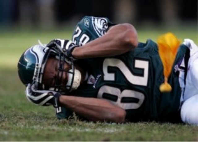 when i dislocated my leg in a football game