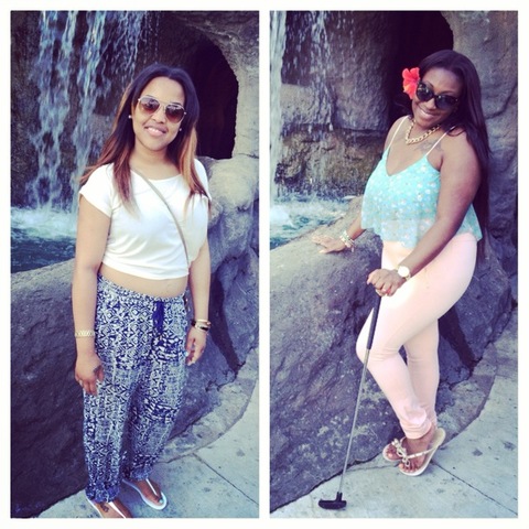 My Sister and I at the beach