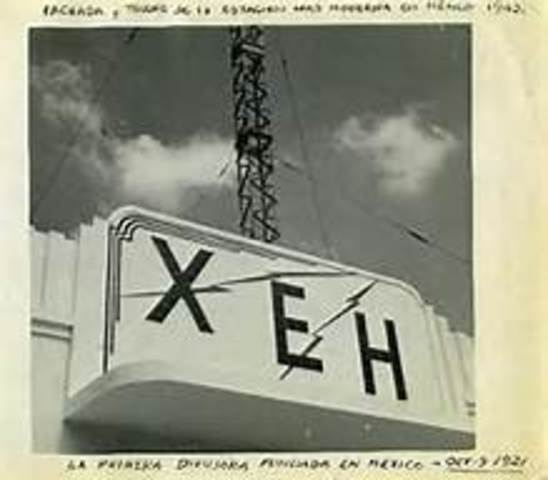 Primera estacion de radio en Mexico