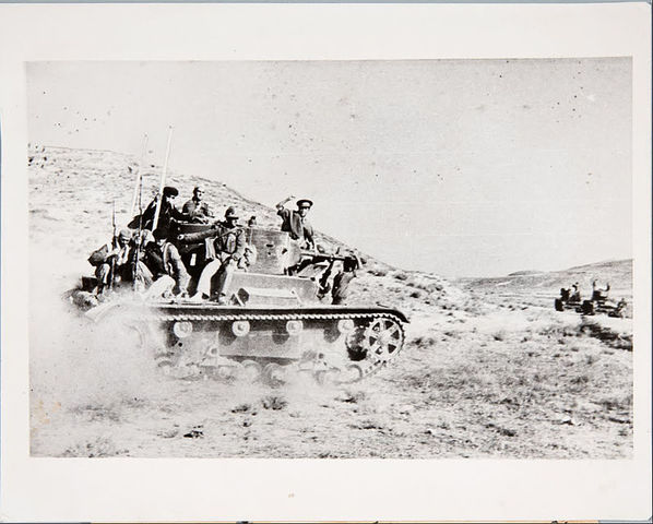 Comienzo de la batalla de Jarama