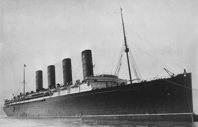 Lusitania Sunk