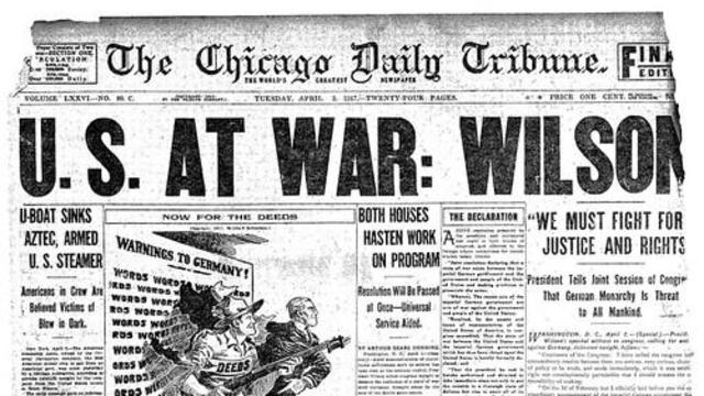 US declaration of war on Germany