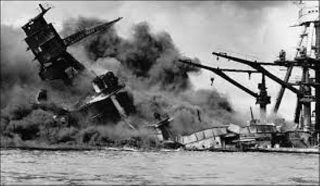 Japan attacks Pearl Harbor