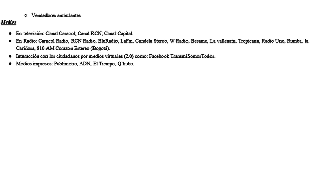 Vendedores Ambulantes