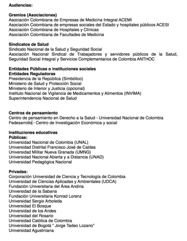 La cita por la Salud con Rodrigo Londoño. Salud