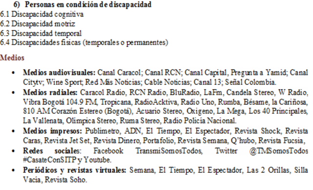 Personas en condicion de discapacidad