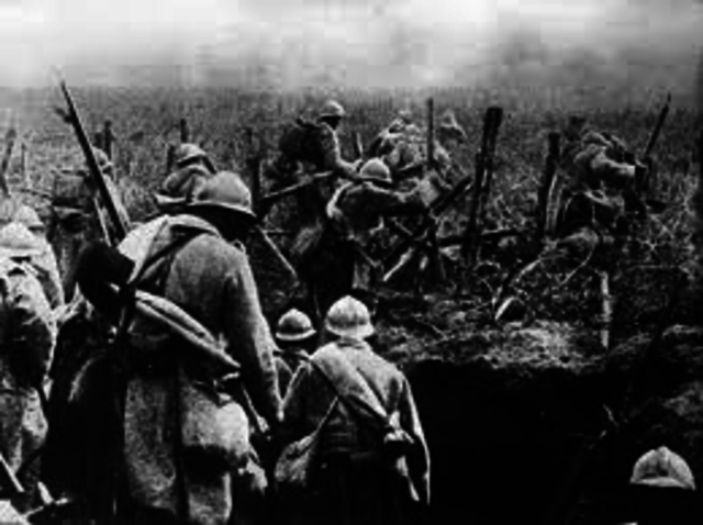 The start of battle of verdon