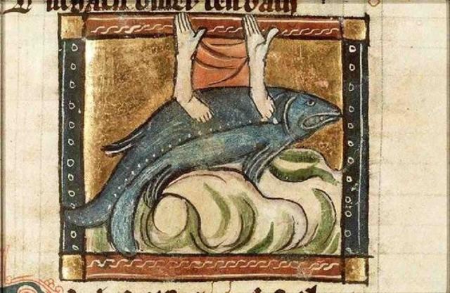 Fish Illustration for Illuminated Bible Stories