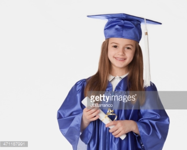 I graduated Elementary school