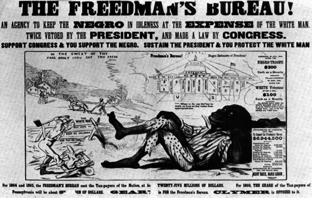 Congress creates freedmens Bureau