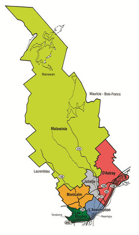 La région est officiellement nommée « Lanaudière »