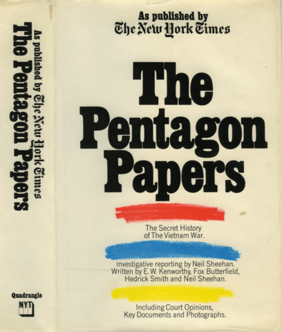 Pentagon Papaers printed in NY