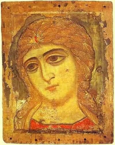 Angel with the Golden Hair (Archangel Gabriel)-Russian Museum St. Petersburg